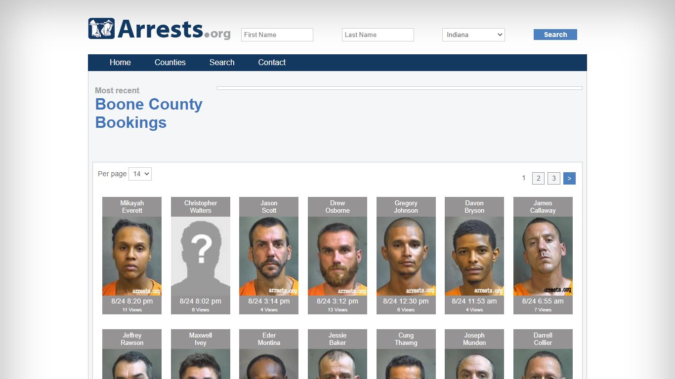 Boone County Arrests and Inmate Search